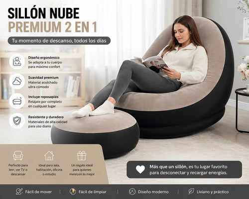 Sillón Nube Premium ⭐⭐⭐⭐⭐